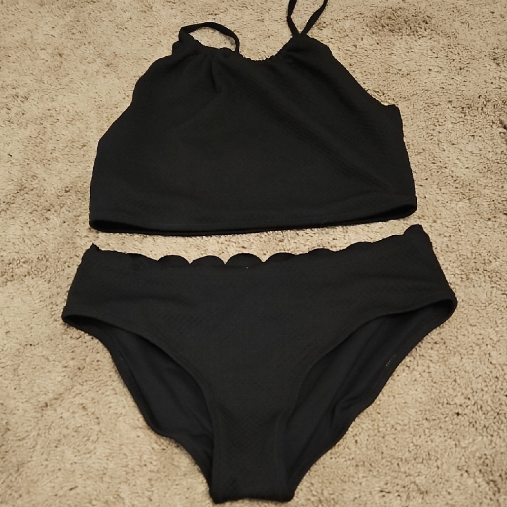 KIDS SCALLOPED TANKINI
